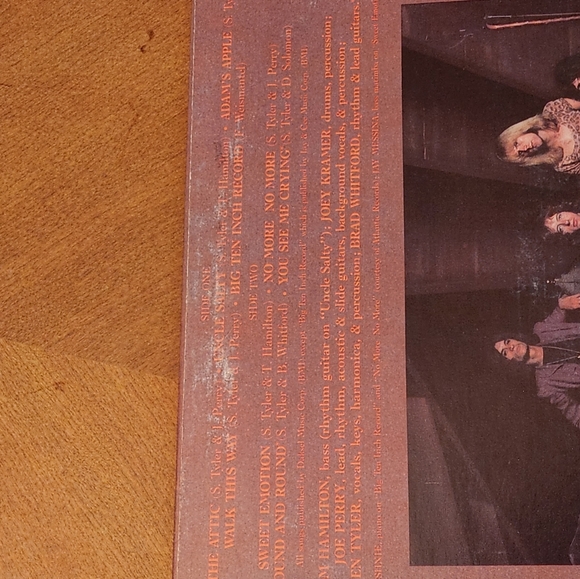 Aerosmith "Toys in the Attic" LP vintage - Picture 7 of 7